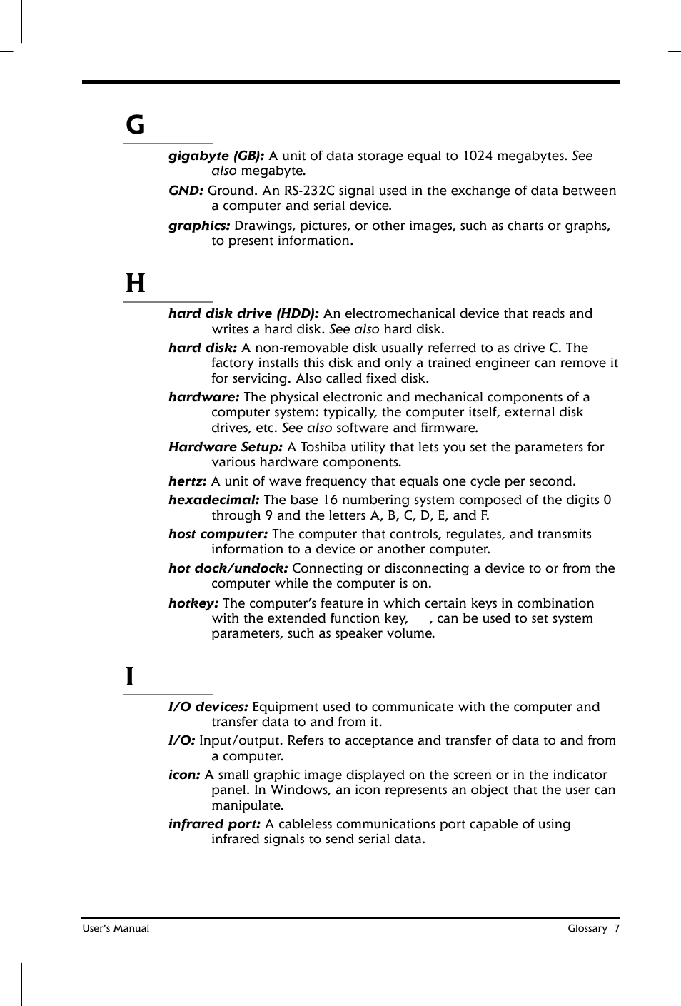 Toshiba Satellite 2650 User Manual | Page 197 / 208