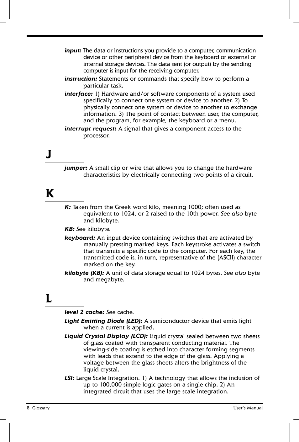 Toshiba Satellite 2650 User Manual | Page 198 / 208