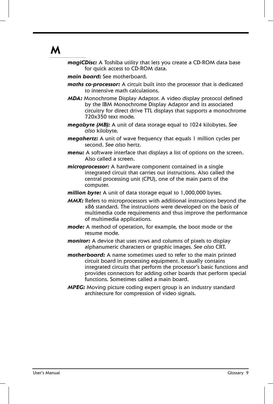 Toshiba Satellite 2650 User Manual | Page 199 / 208