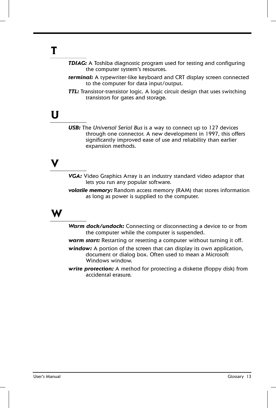 Toshiba Satellite 2650 User Manual | Page 203 / 208