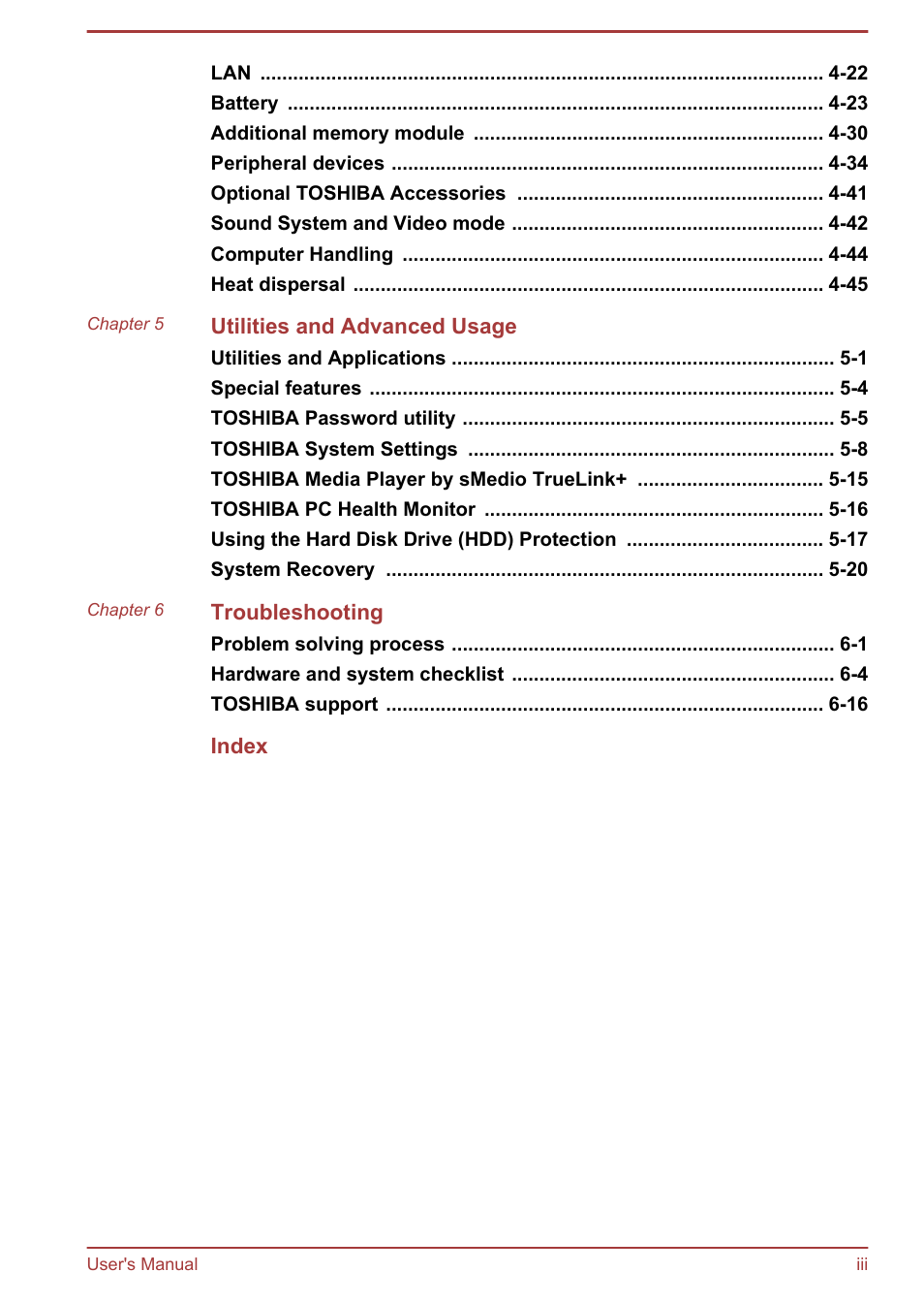 Toshiba Satellite P845 User Manual | Page 3 / 145