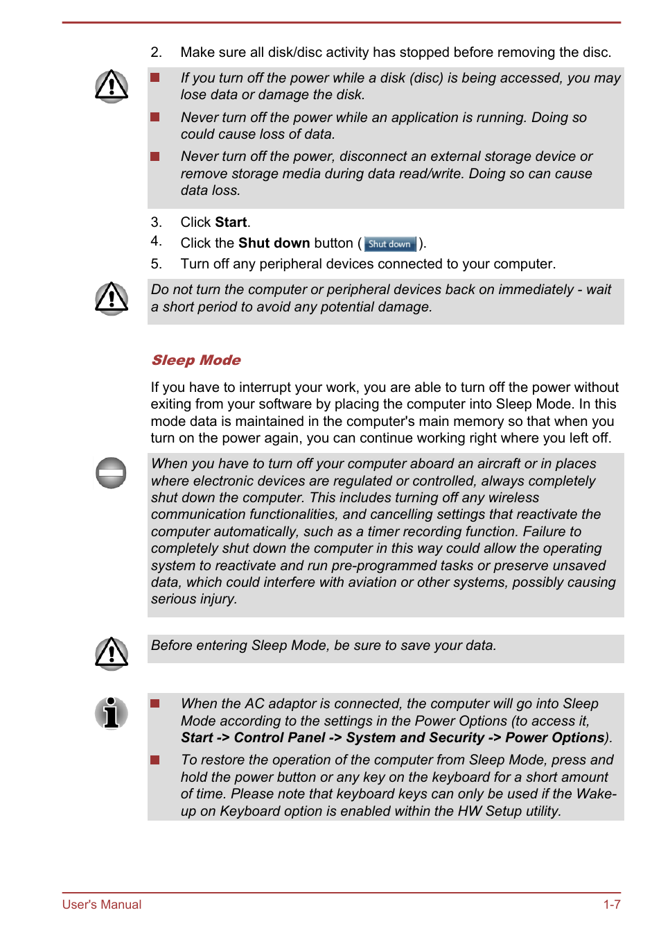 Toshiba Satellite P845 User Manual | Page 22 / 157