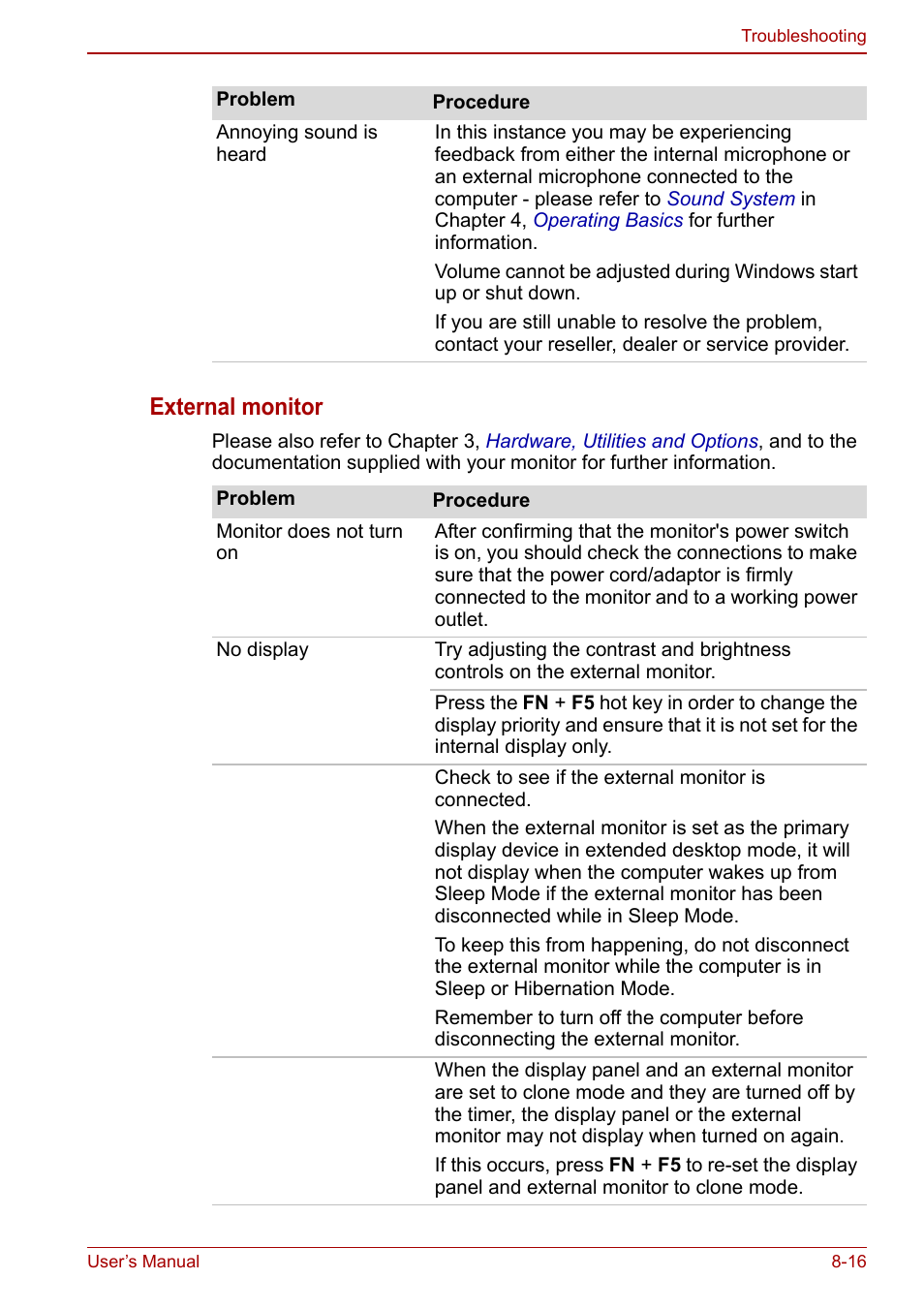 External monitor | Toshiba Satellite Pro L650 User Manual | Page 146 / 171