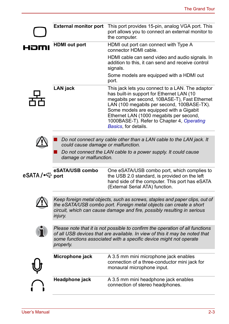 Toshiba Satellite Pro L650 User Manual | Page 37 / 171