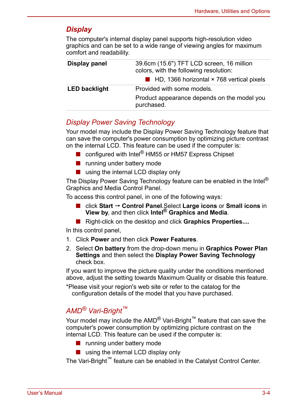 Toshiba Satellite Pro L650 User Manual | Page 53 / 171