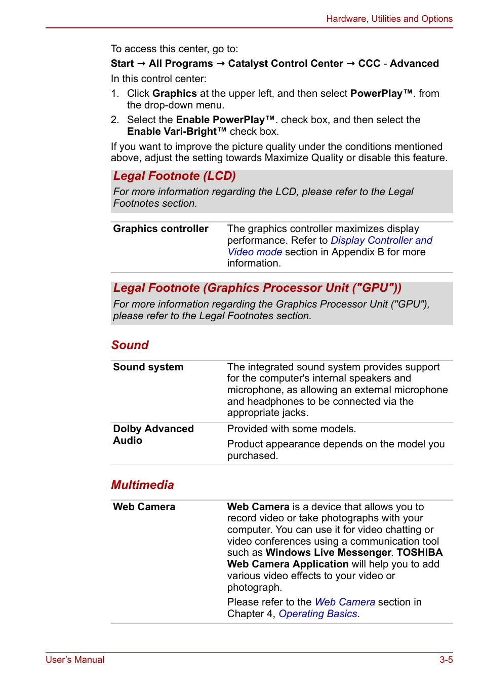 Toshiba Satellite Pro L650 User Manual | Page 54 / 171