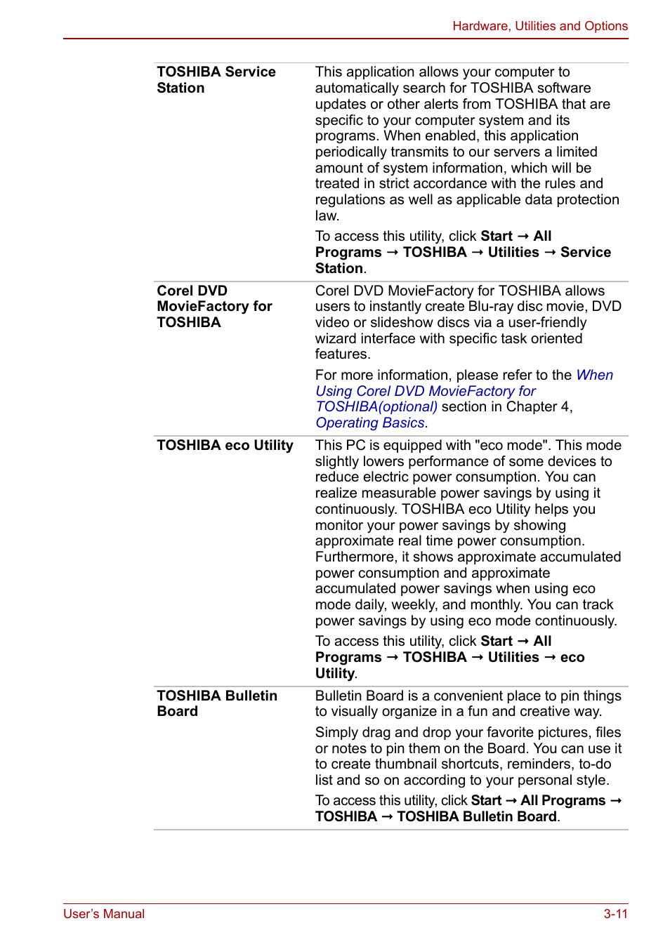 Toshiba Satellite Pro L650 User Manual | Page 60 / 171