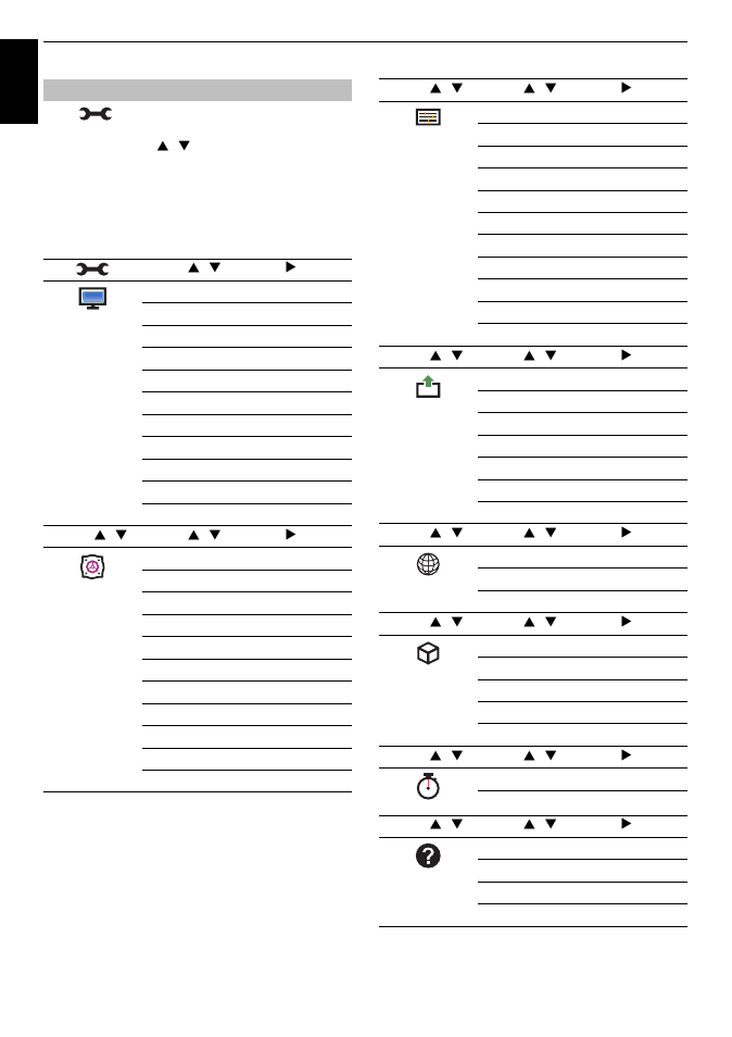 Using the menu system | Toshiba M8365 User Manual | Page 14 / 103