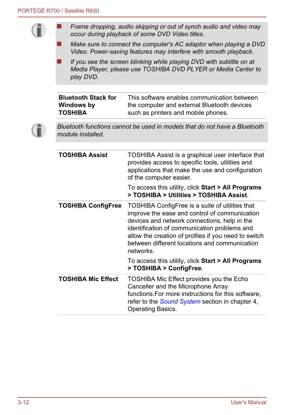 Toshiba PORTEGE R700 User Manual | Page 57 / 191