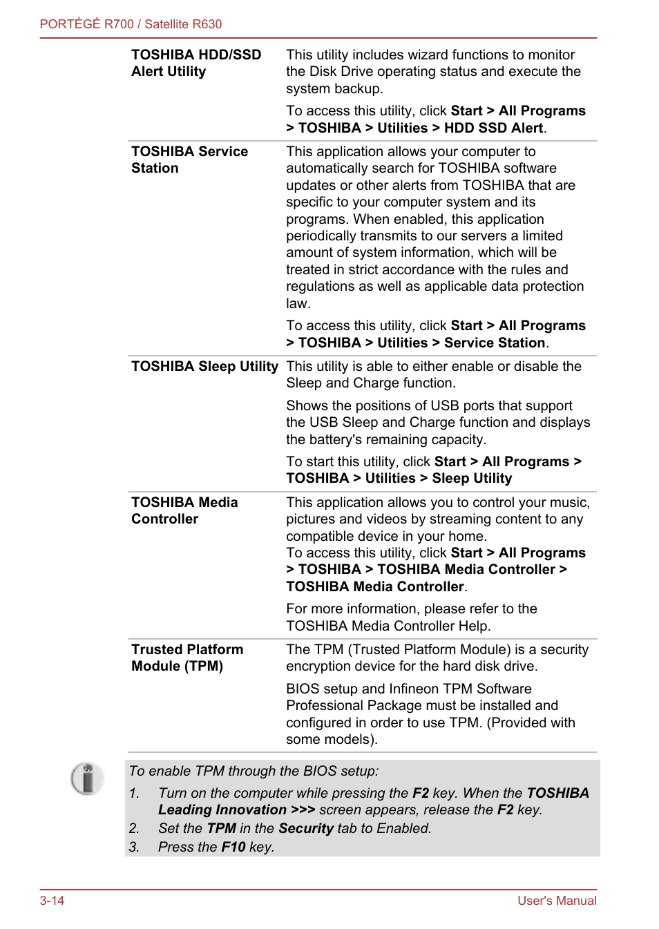 Toshiba PORTEGE R700 User Manual | Page 59 / 191