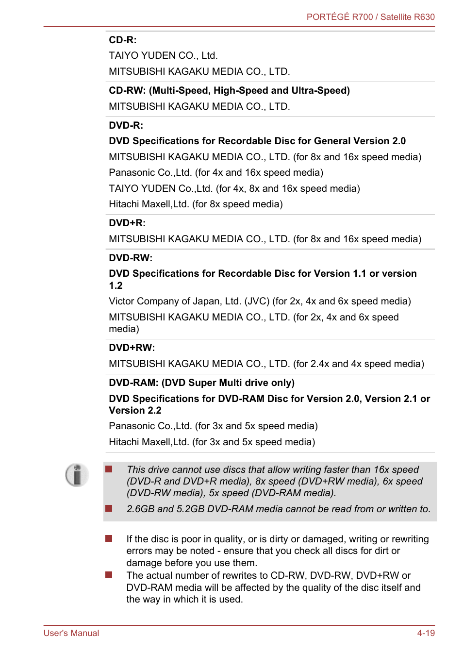 Toshiba PORTEGE R700 User Manual | Page 99 / 191