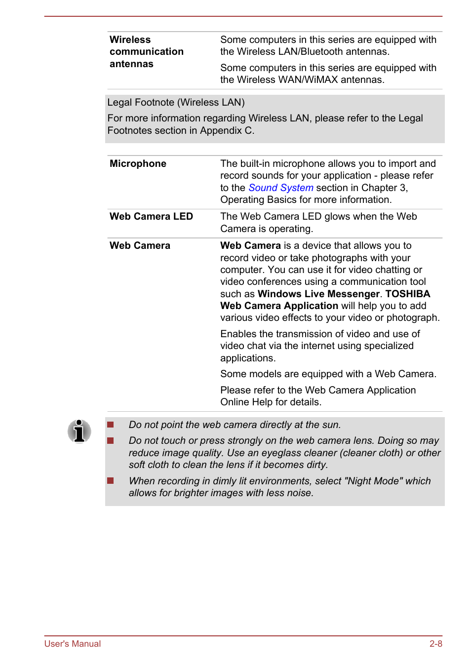 Toshiba Satellite C840 User Manual | Page 34 / 161