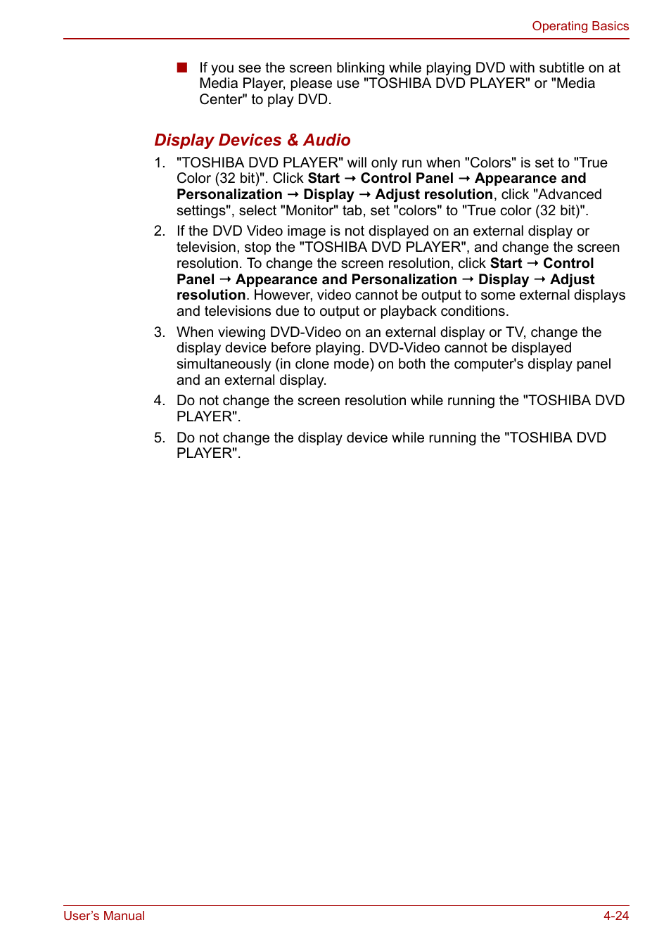 Toshiba Satellite L670 User Manual | Page 104 / 199