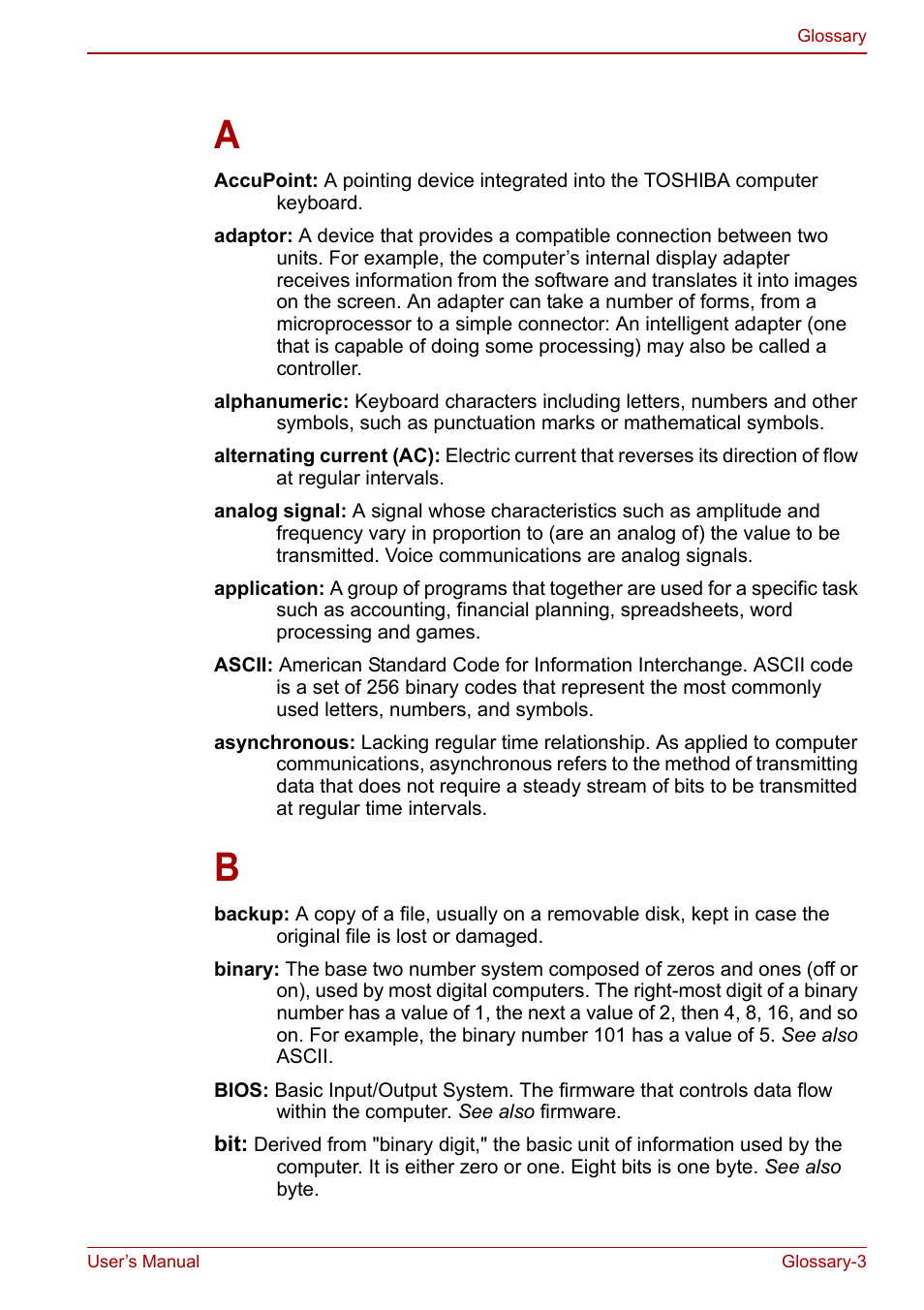 Toshiba Satellite L670 User Manual | Page 184 / 199