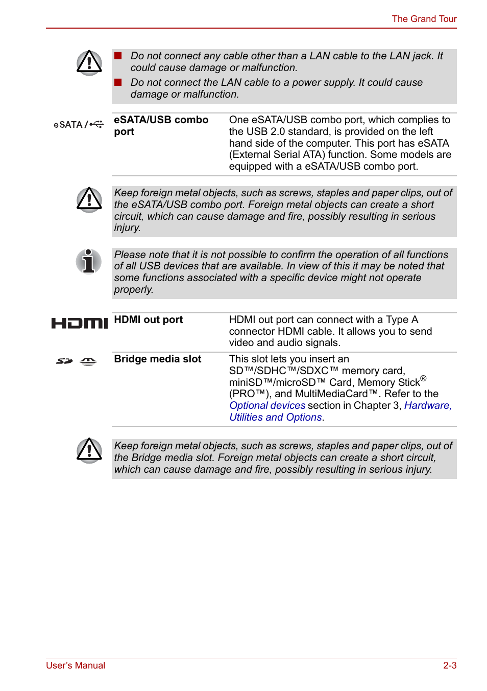 Toshiba Satellite L670 User Manual | Page 39 / 199