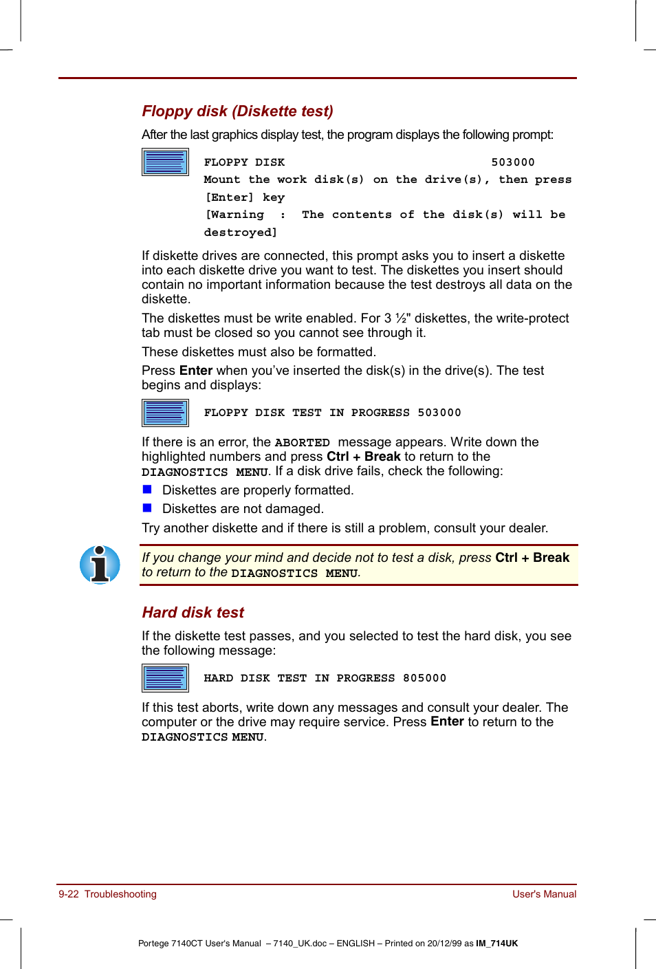 Toshiba Portege 7140 User Manual | Page 140 / 196