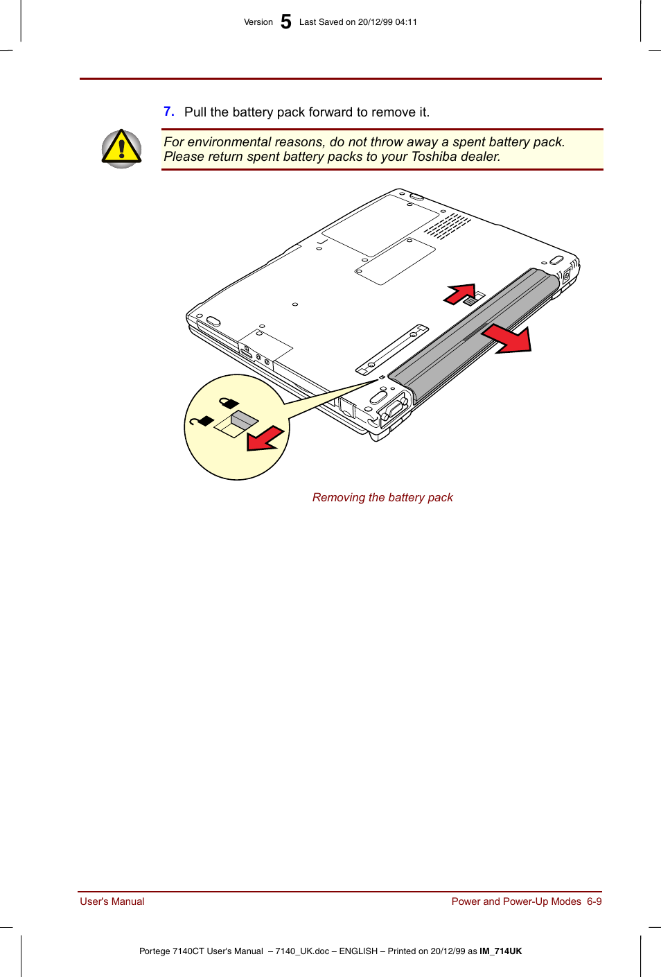 Toshiba Portege 7140 User Manual | Page 77 / 196