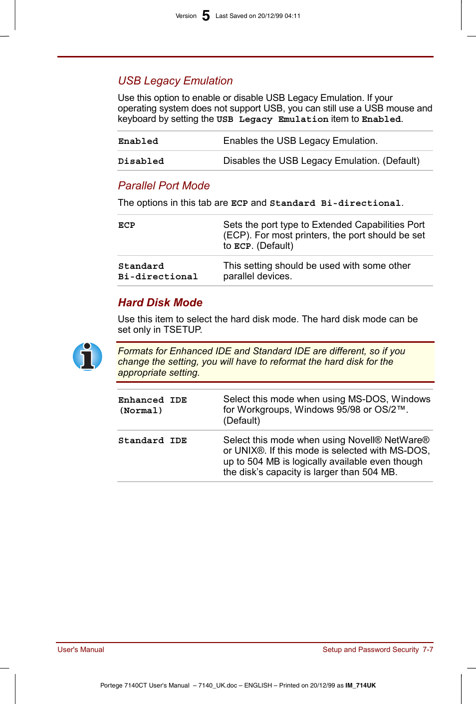 Toshiba Portege 7140 User Manual | Page 91 / 196