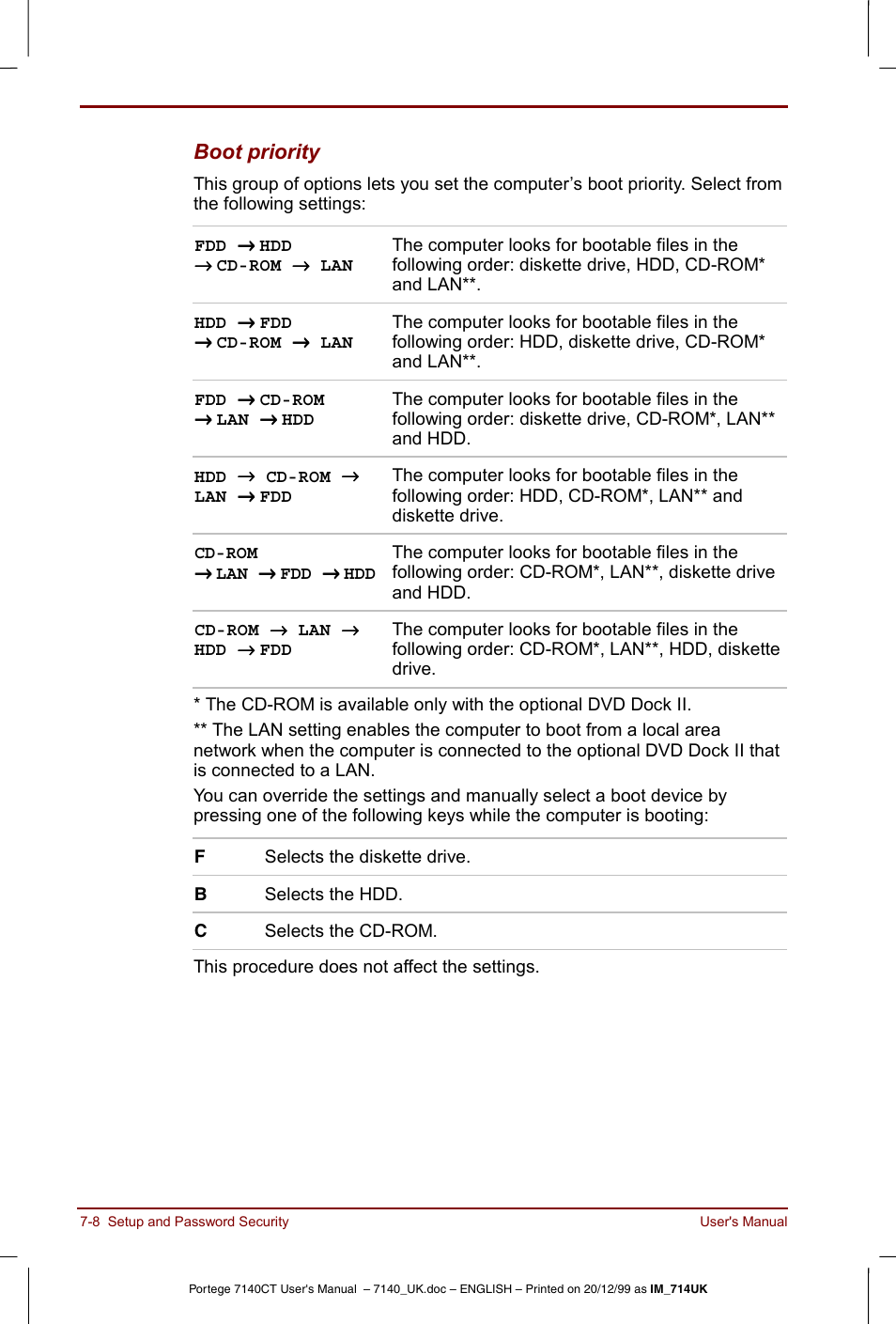 Toshiba Portege 7140 User Manual | Page 92 / 196