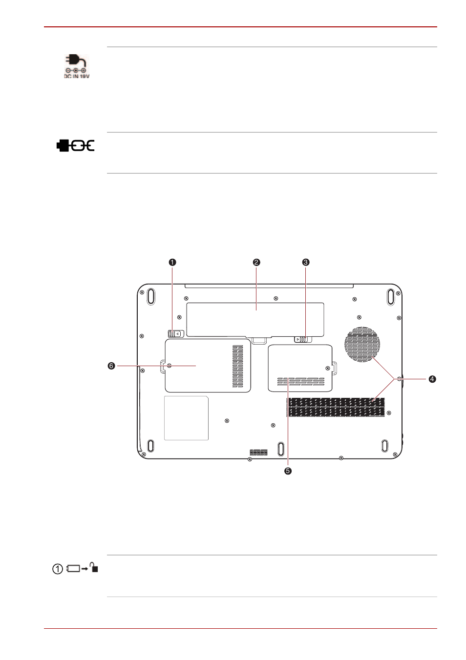 Underside, Underside -5 | Toshiba Satellite L550D User Manual | Page 39 / 194