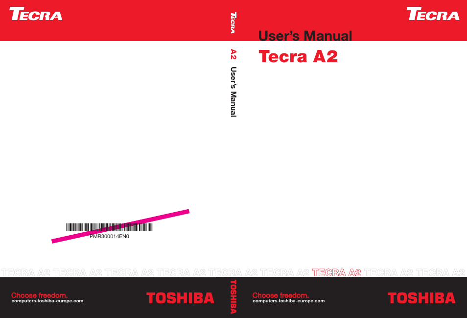 Toshiba Tecra A2 User Manual | 198 pages
