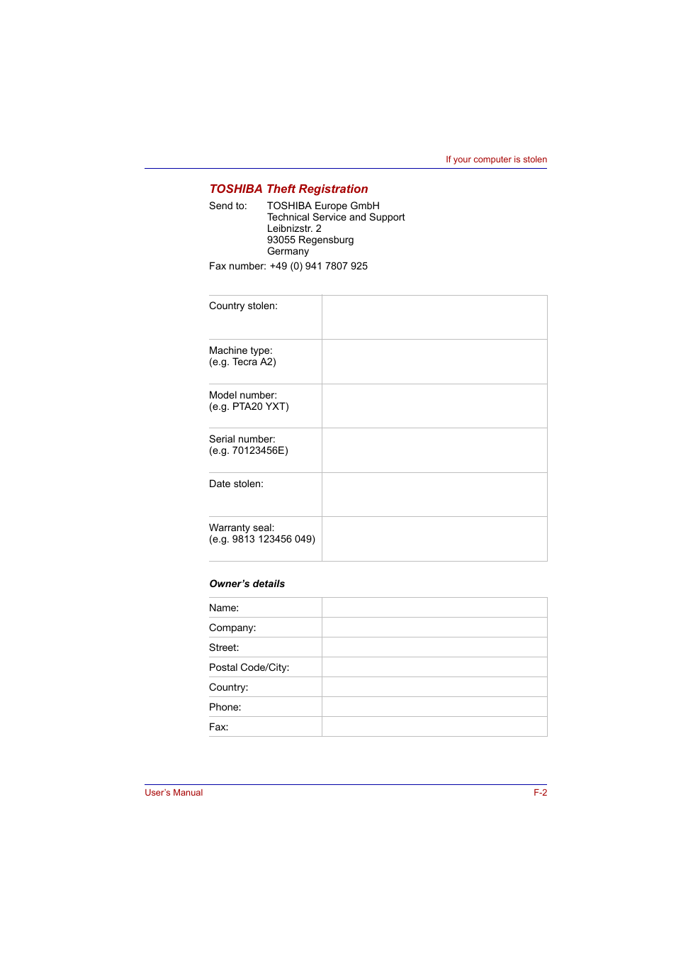 Toshiba Tecra A2 User Manual | Page 181 / 198