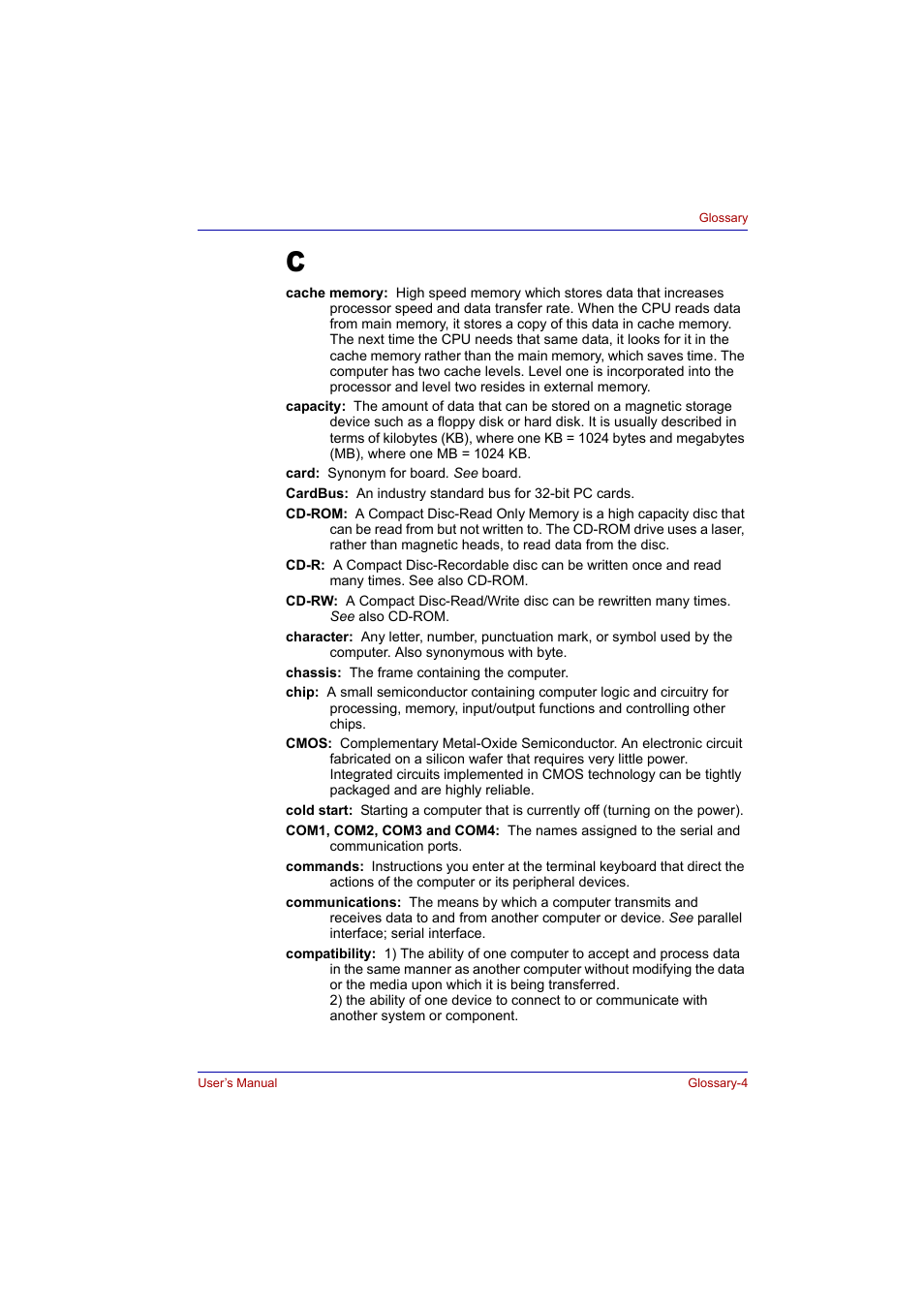 Toshiba Tecra A2 User Manual | Page 185 / 198