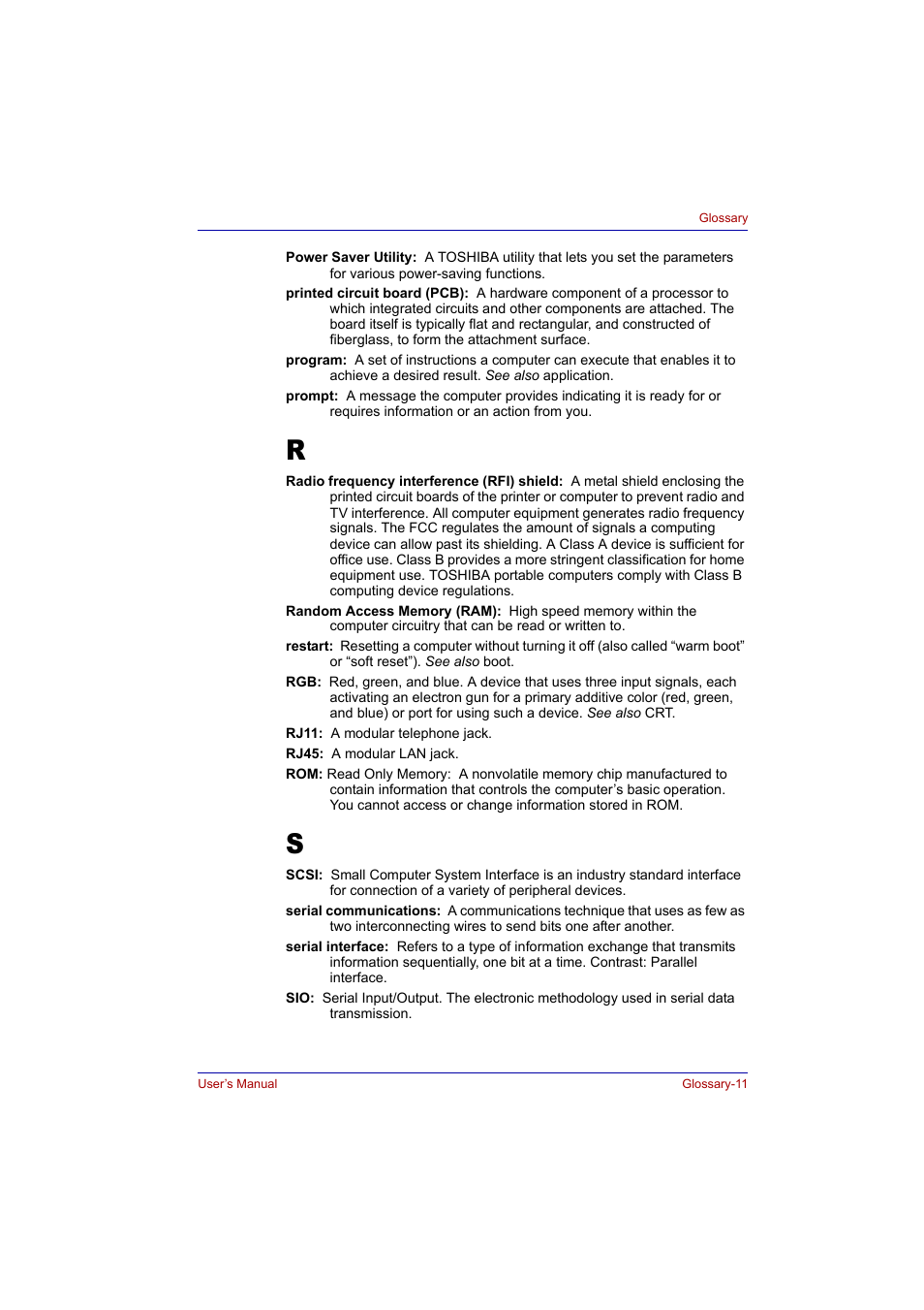 Toshiba Tecra A2 User Manual | Page 192 / 198
