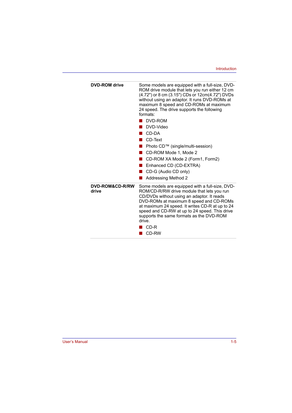 Toshiba Tecra A2 User Manual | Page 27 / 198