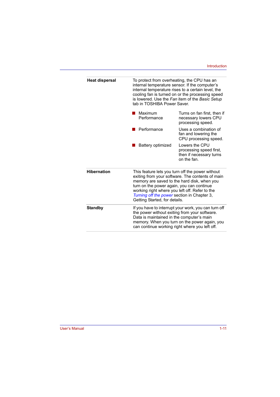 Toshiba Tecra A2 User Manual | Page 33 / 198