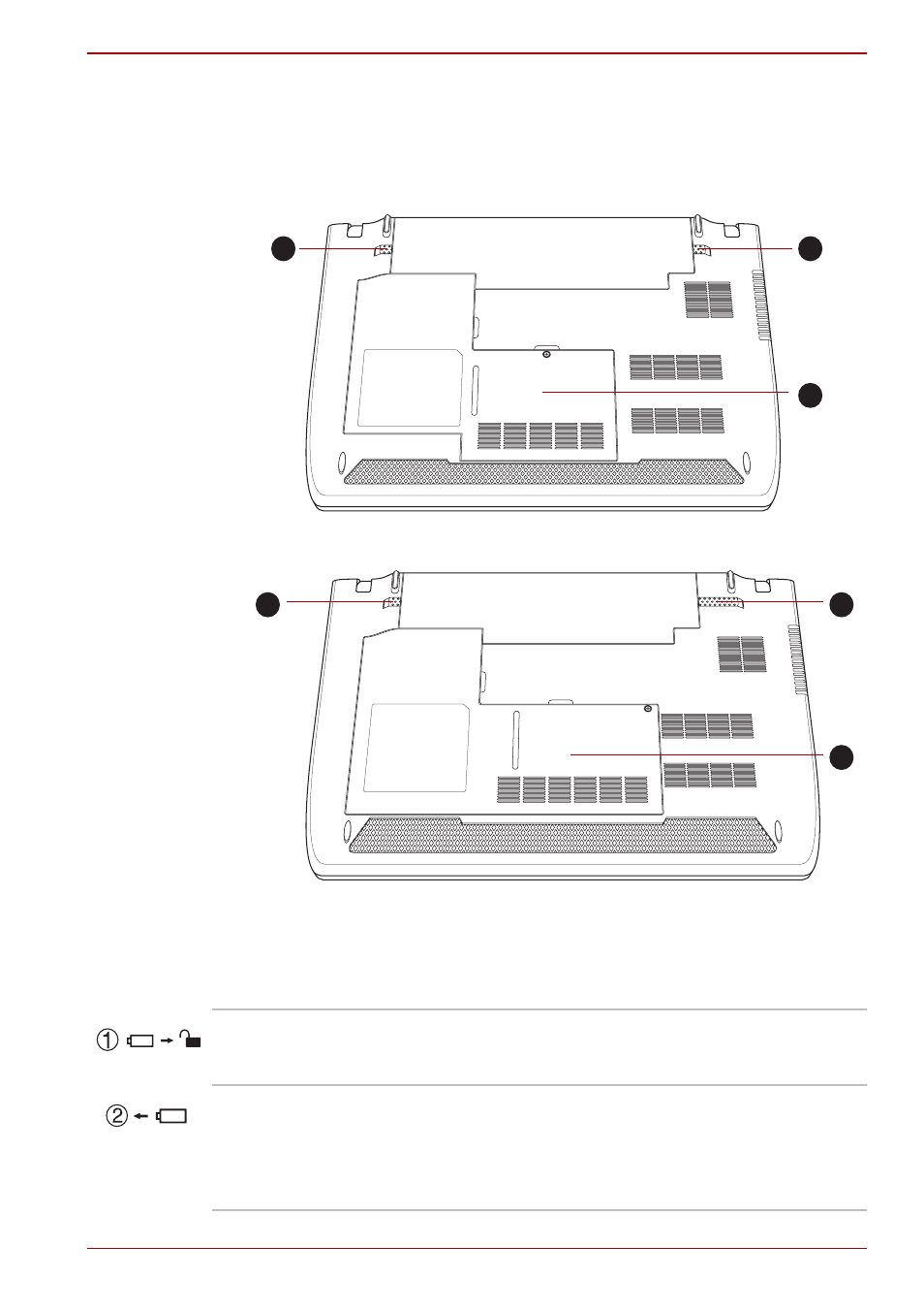 Underside, Underside -5 | Toshiba Satellite T230 User Manual | Page 37 / 170