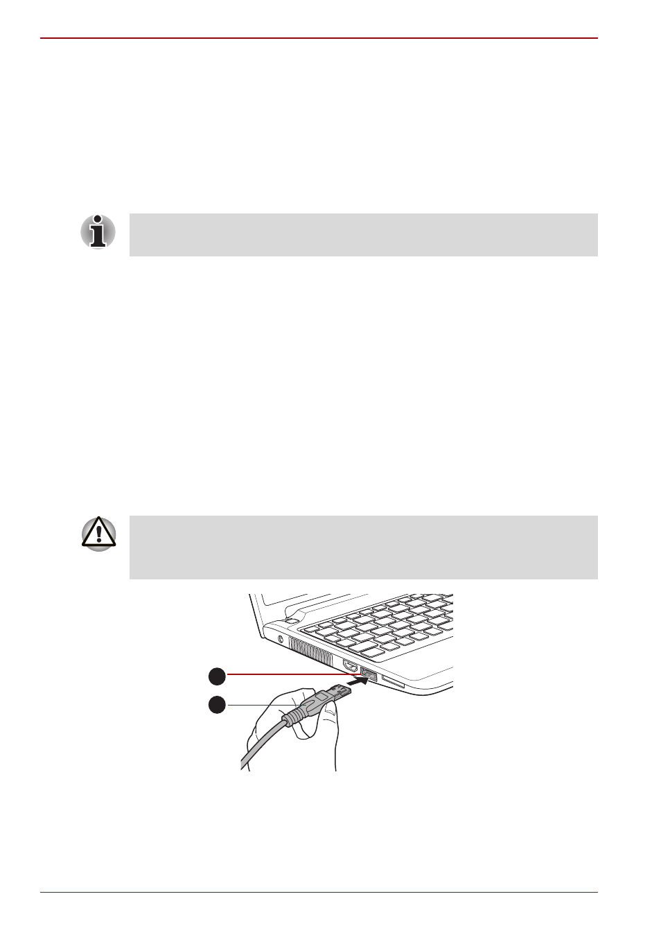 Esata (external serial ata), Connecting the esata device | Toshiba Satellite T230 User Manual | Page 68 / 170