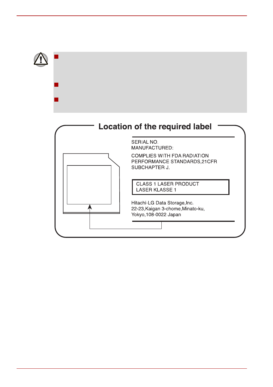 Hitachi-lg data storage, inc | Toshiba SATELLITE U500 User Manual | Page 10 / 212