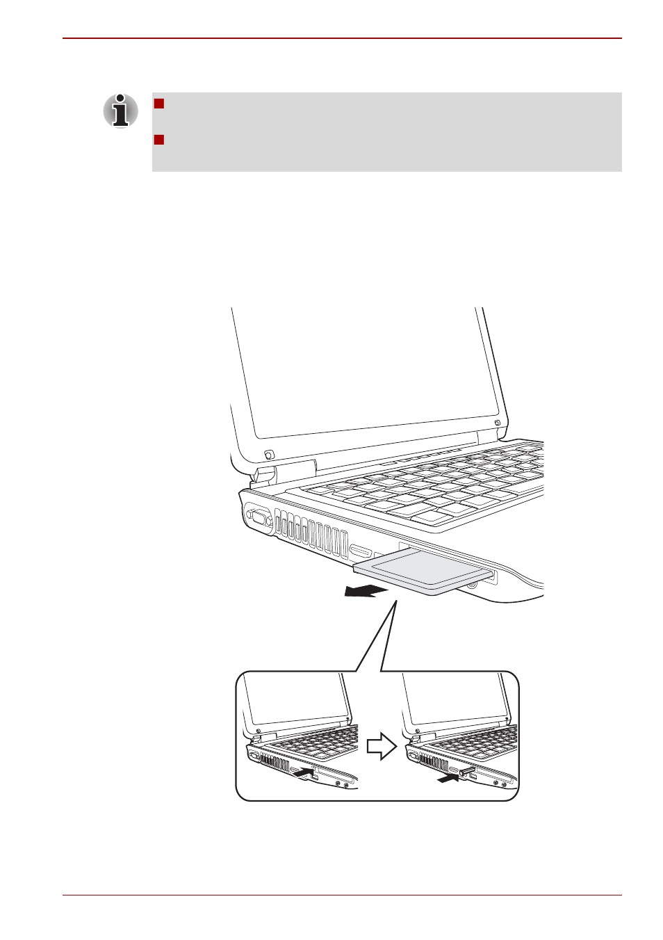 Removing an expresscard | Toshiba SATELLITE U500 User Manual | Page 143 / 212