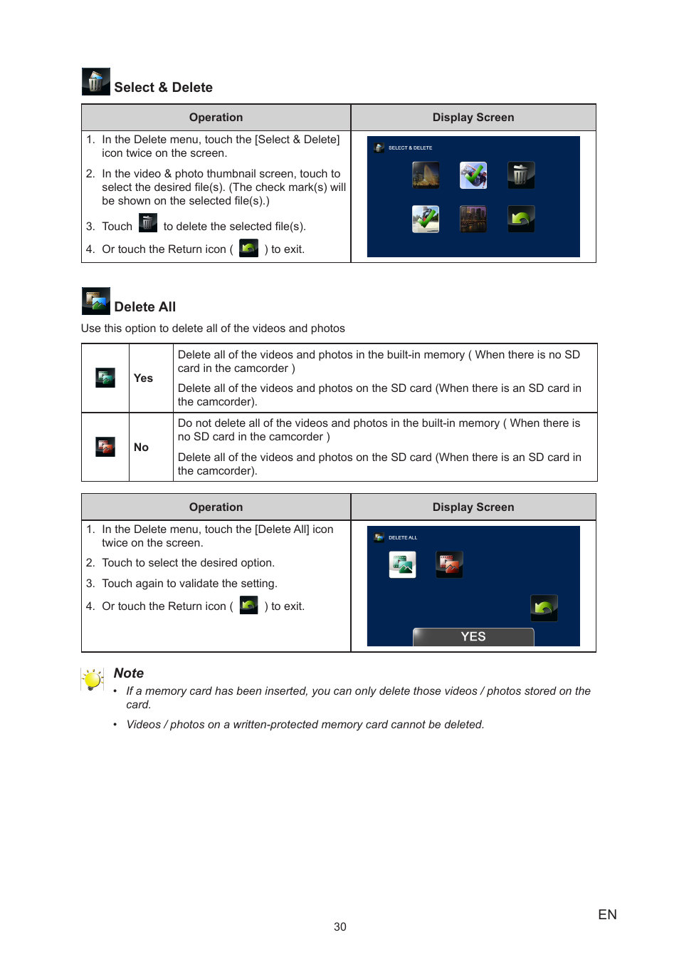 Toshiba Camileo P100 User Manual | Page 30 / 51