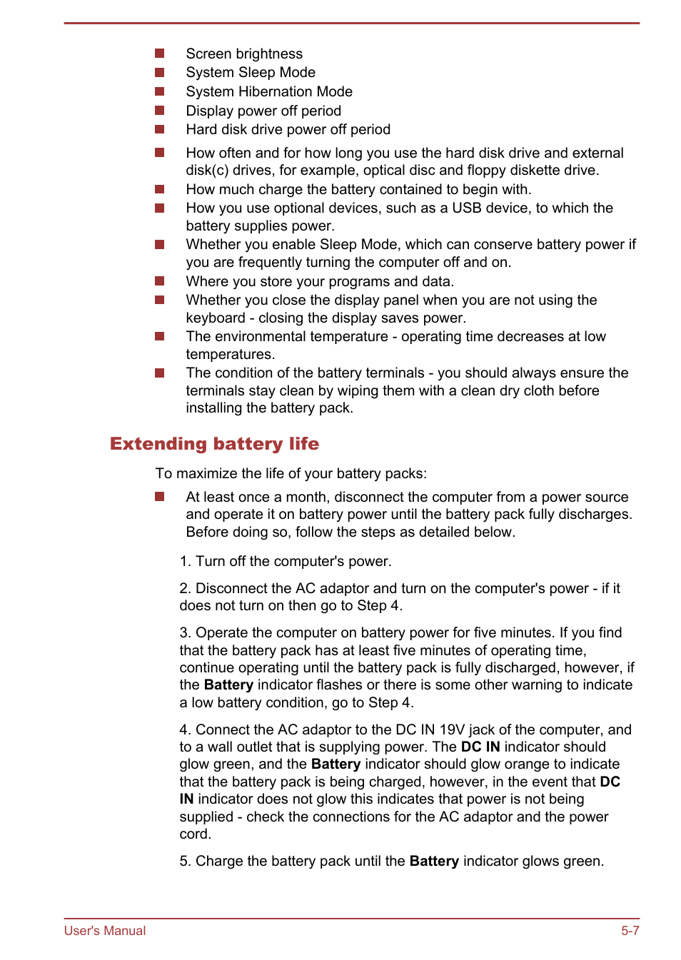 Extending battery life | Toshiba Portege R930 User Manual | Page 151 / 195
