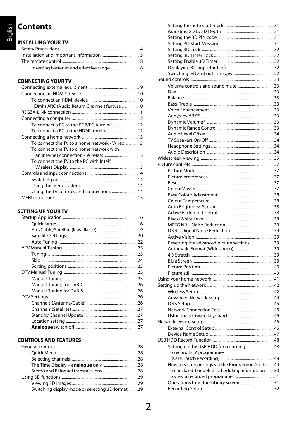 Toshiba XL975 User Manual | Page 2 / 92