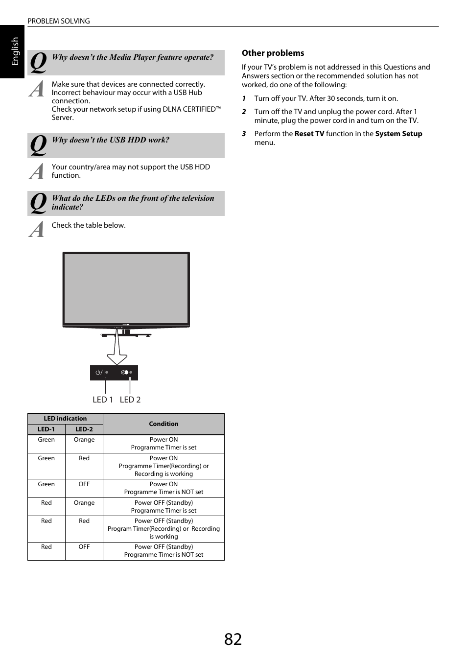 Toshiba XL975 User Manual | Page 82 / 92