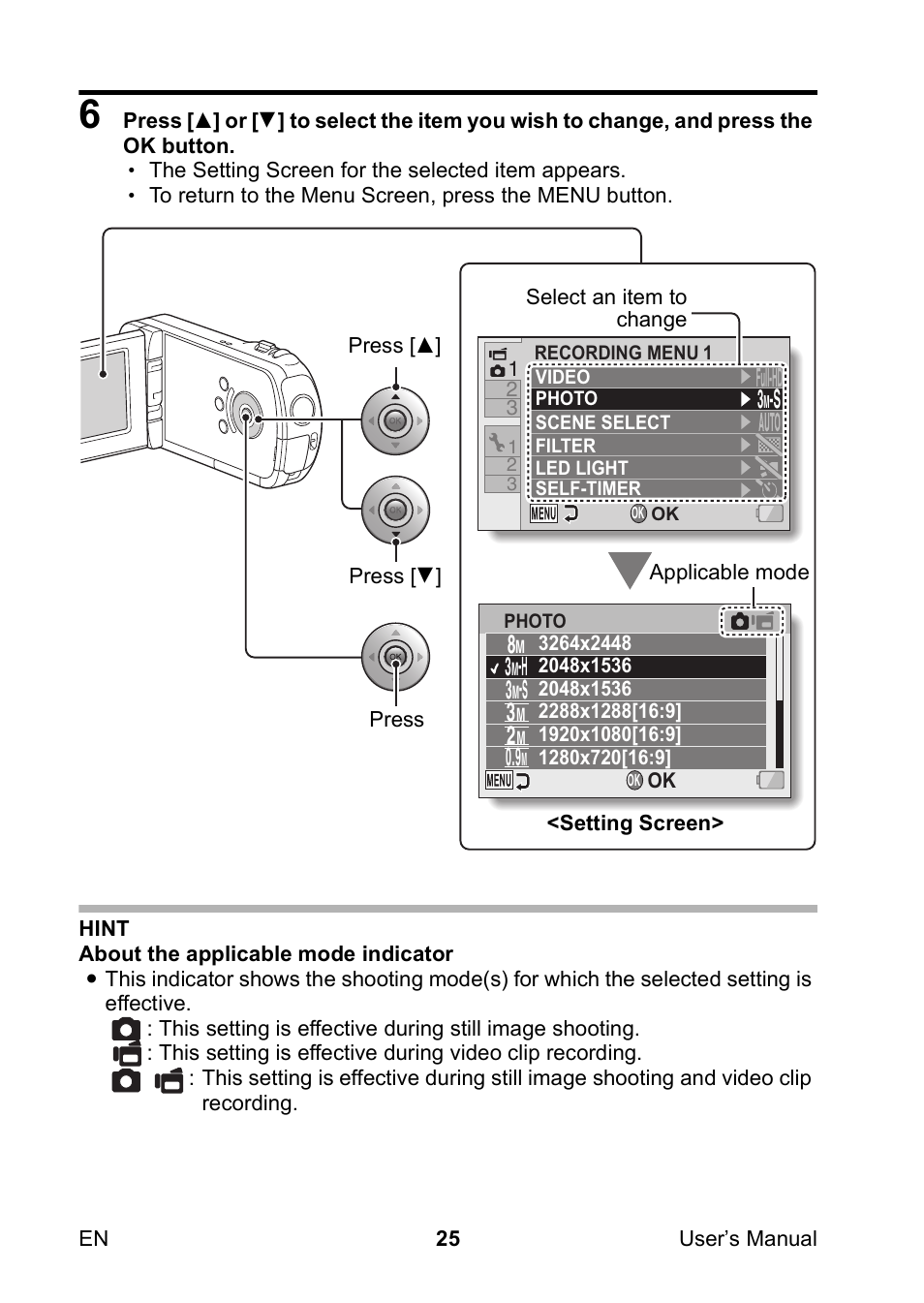 Full-hd | Toshiba Camileo SX900 User Manual | Page 36 / 75