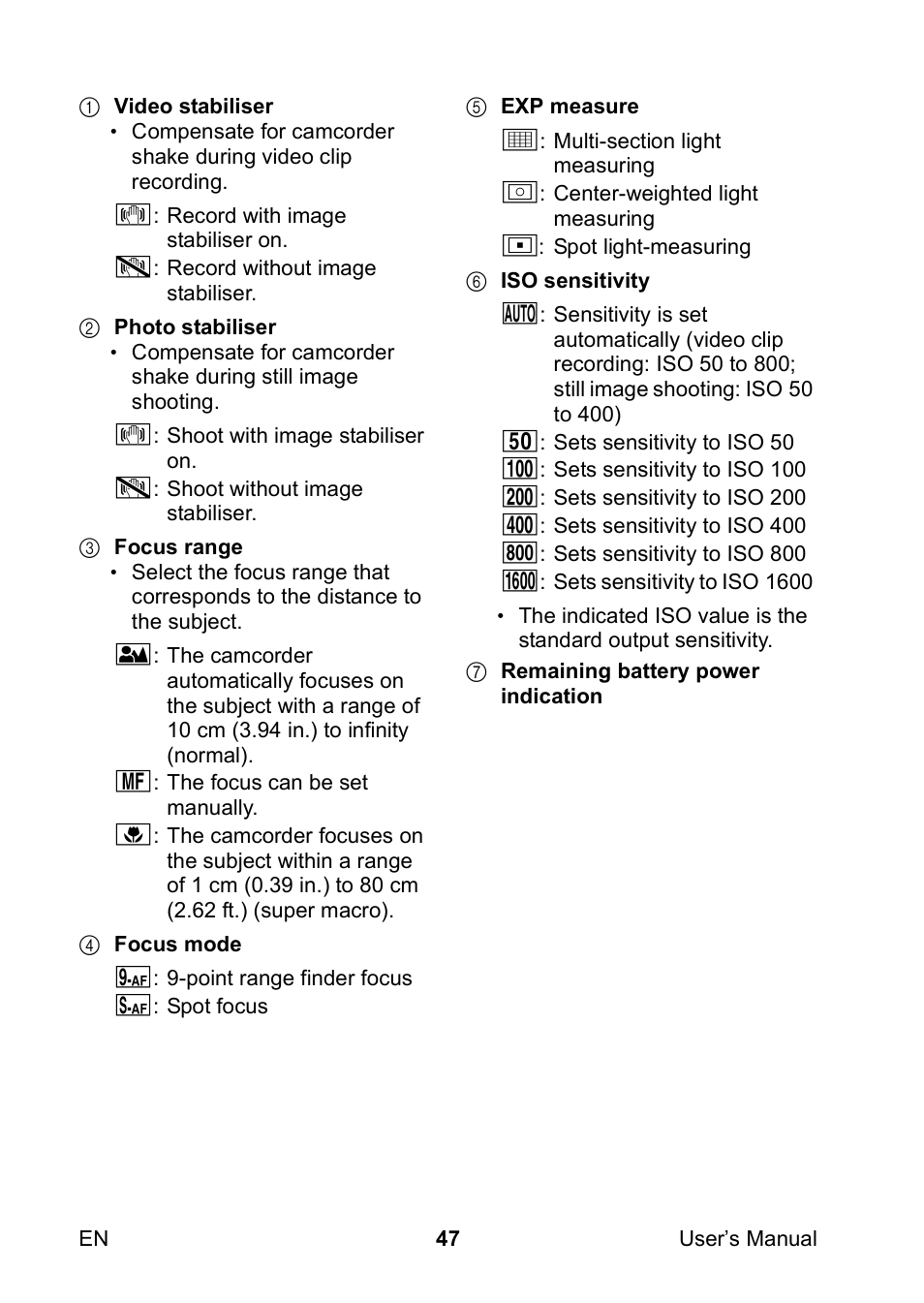 Toshiba Camileo SX900 User Manual | Page 58 / 75