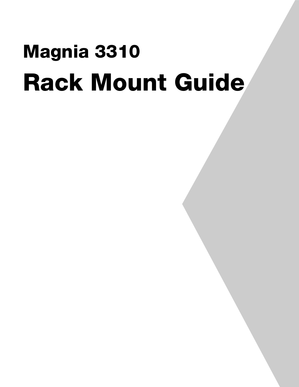 Toshiba Magnia 3310 User Manual | 15 pages