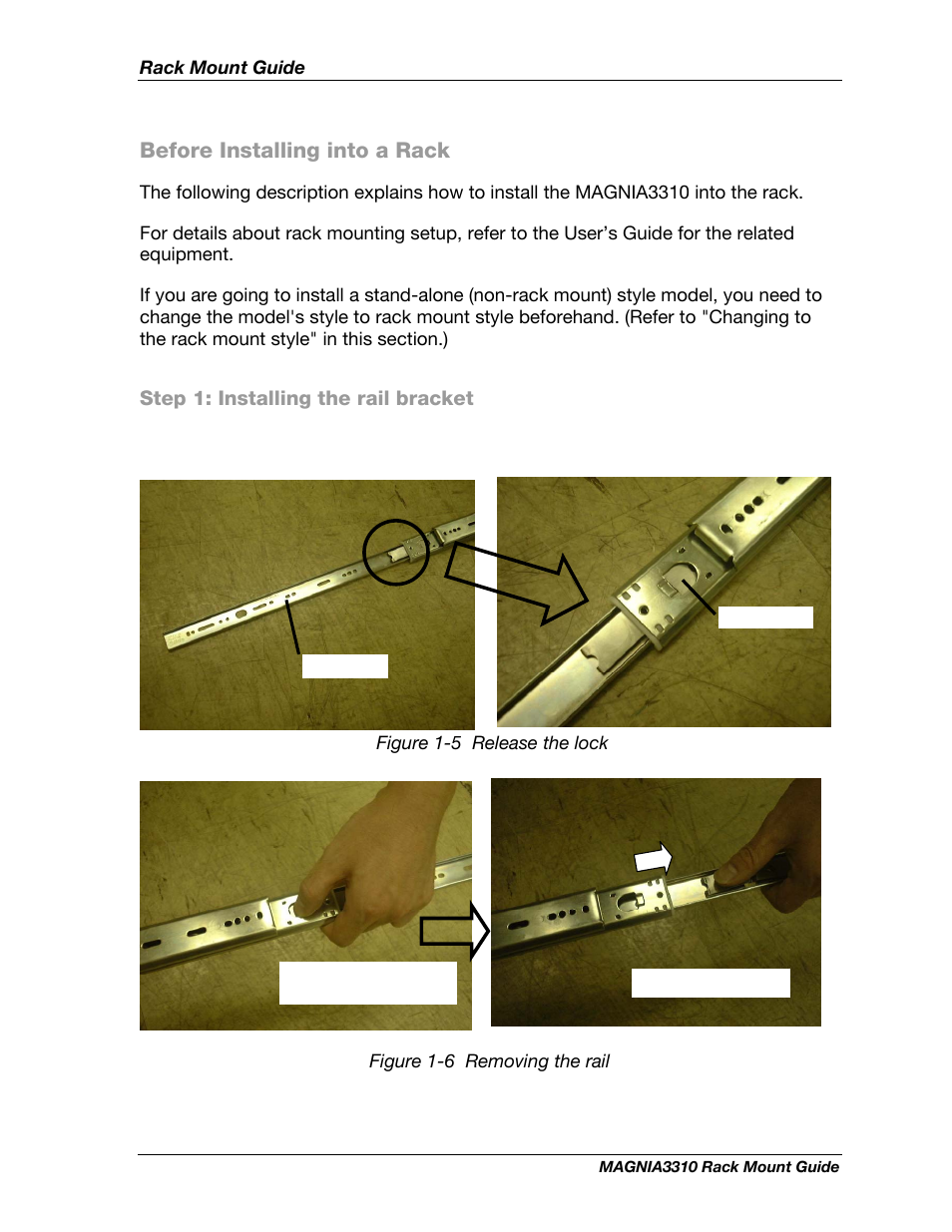 Before installing into a rack | Toshiba Magnia 3310 User Manual | Page 8 / 15