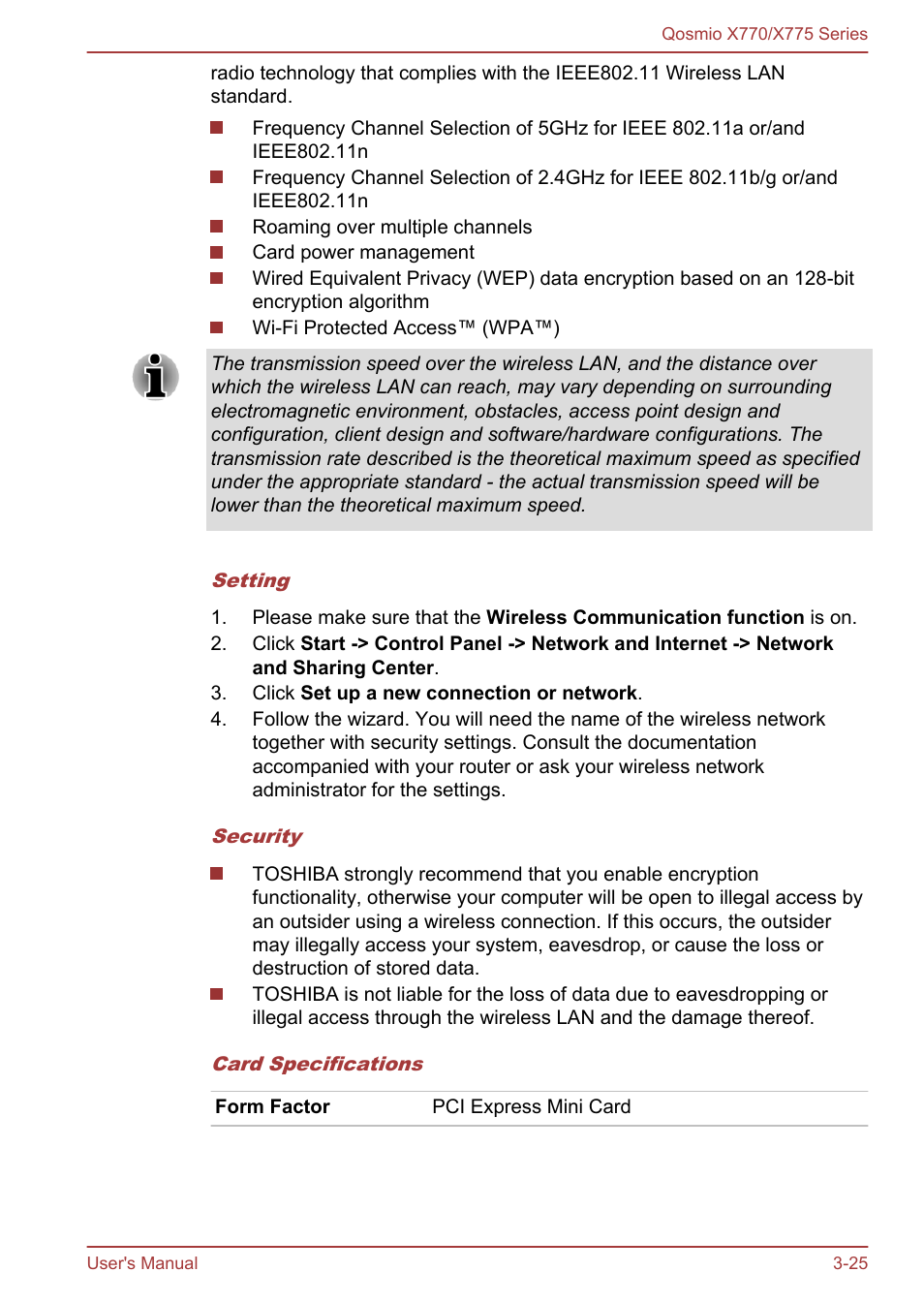 Toshiba Qosmio X770 User Manual | Page 66 / 170
