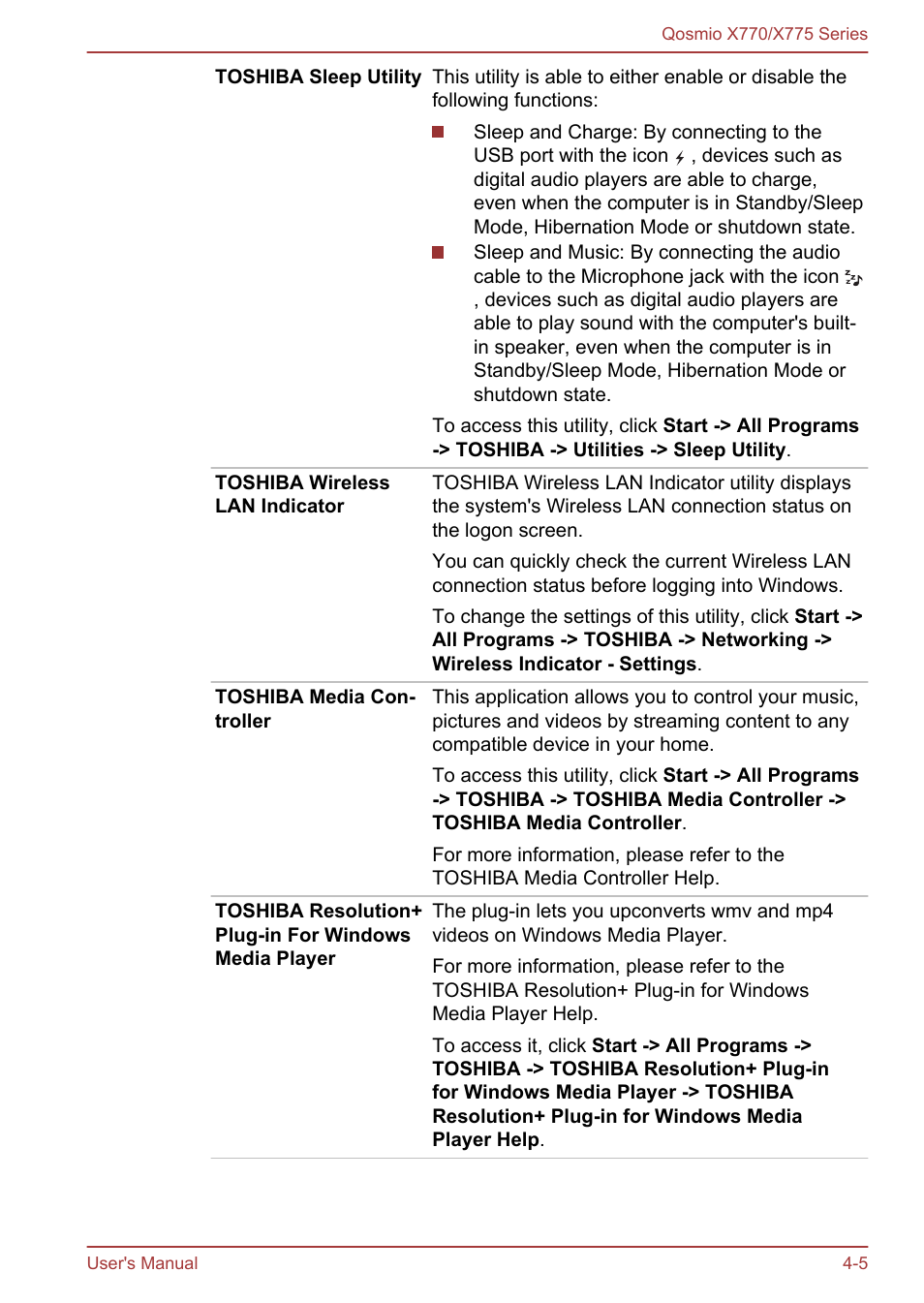 Toshiba Qosmio X770 User Manual | Page 94 / 170
