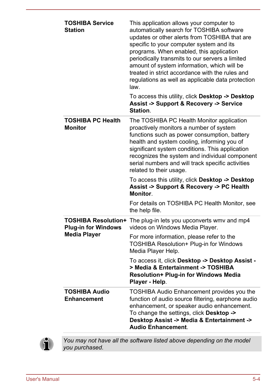 Toshiba Satellite U50-A User Manual | Page 69 / 120