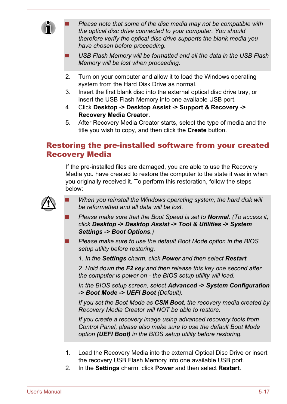 Toshiba Satellite U50-A User Manual | Page 82 / 120