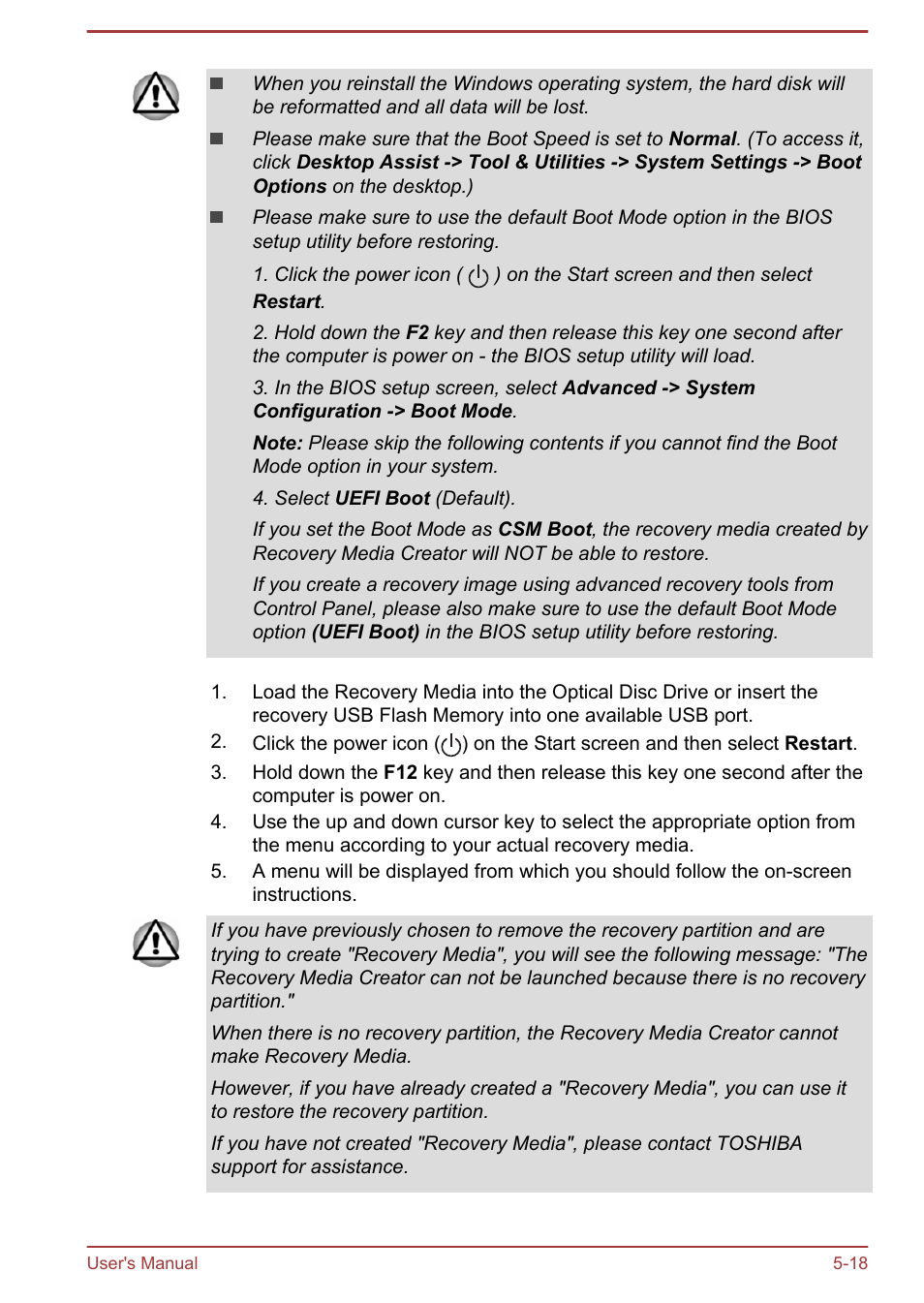 Toshiba Satellite P70-B User Manual | Page 100 / 137