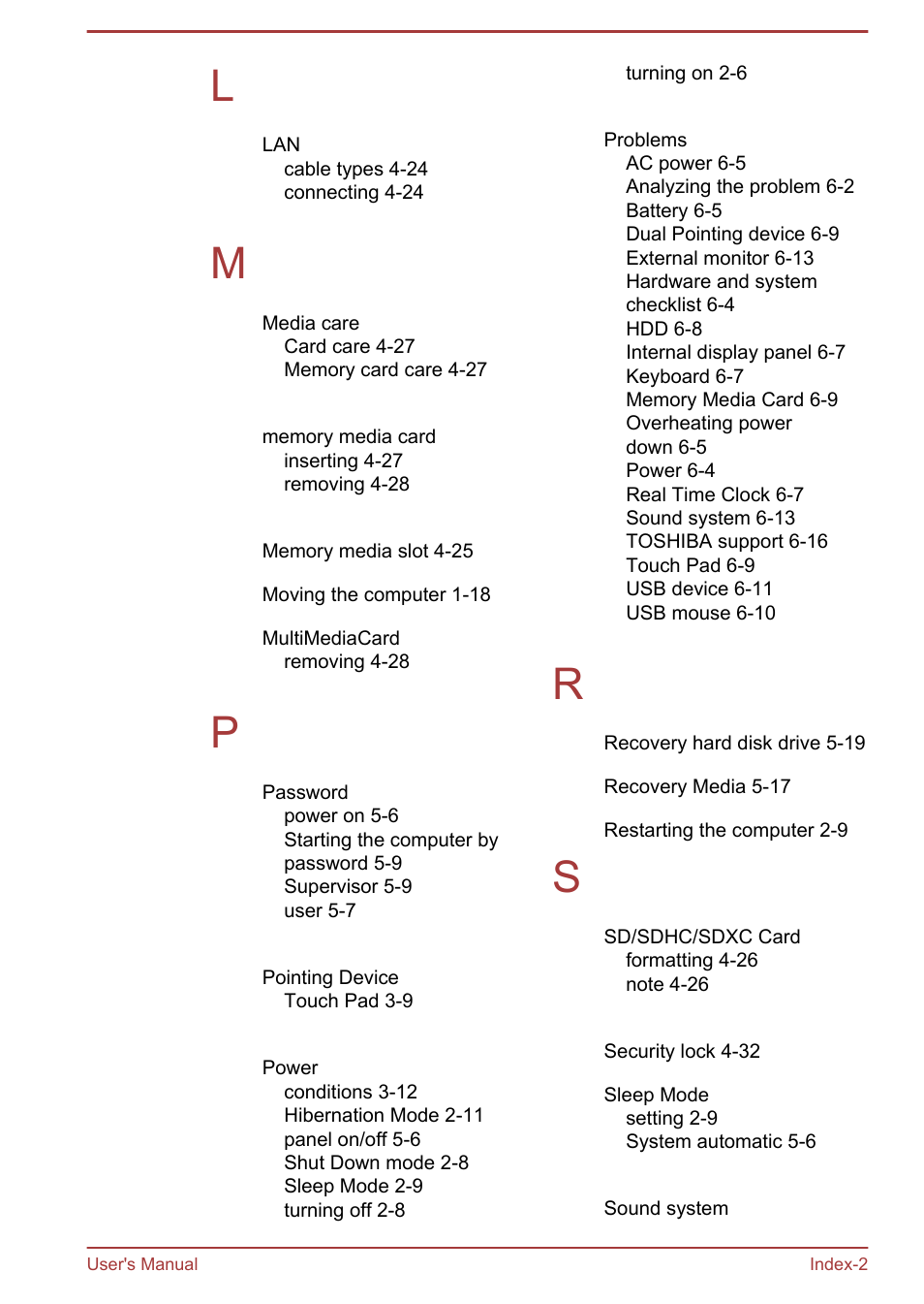 Toshiba Satellite P70-B User Manual | Page 136 / 137