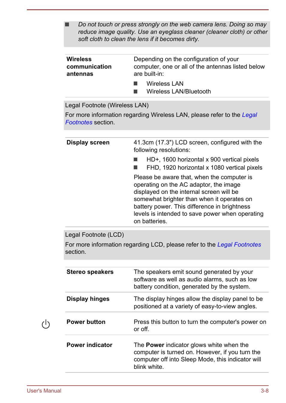 Toshiba Satellite P70-B User Manual | Page 42 / 137
