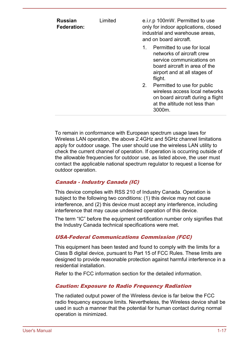 Toshiba Portege Z930-F User Manual | Page 20 / 132
